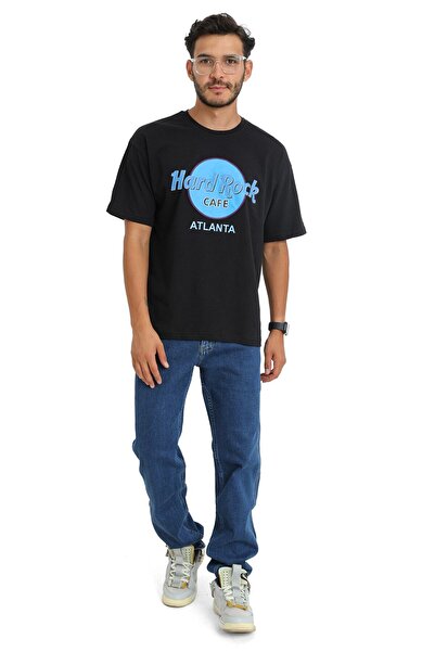 SELF CONTROL Unisex Oversize kroj Hardrock Atalanta Old School T-shirt