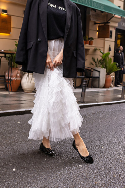 ANGELİNA JONES BALLE KADIN SİYAH RUGAN BALERIN TARZİ PİSİ BABET