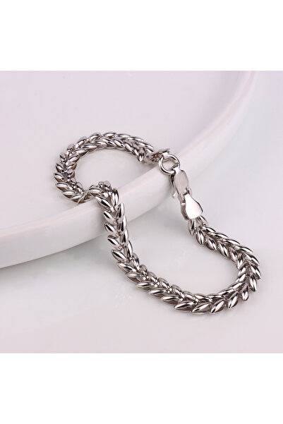 clgsilver 925 AYAR GÜMÜŞ BAŞAK BİLEKLİK