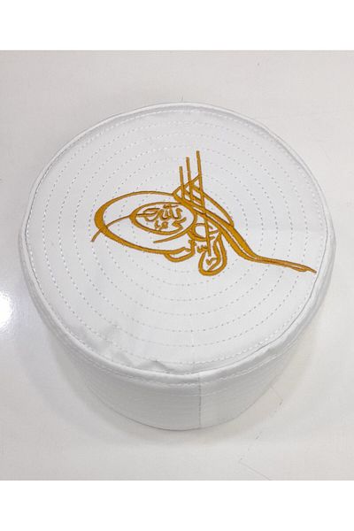 hüseyin ceran Adult Tuğra Embroidered Takke