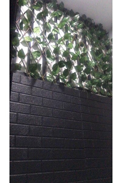 Renkli Duvarlar 1 Adet 70x38cm Ofis Salon Oda Siyah 3D Kendinden Yapışkanlı Duvar Kağıdı Paneli NW87