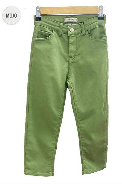 Jack Lions Mojo Unisex Kids Full Lycra Colored Denim Trousers 2321 Khaki
