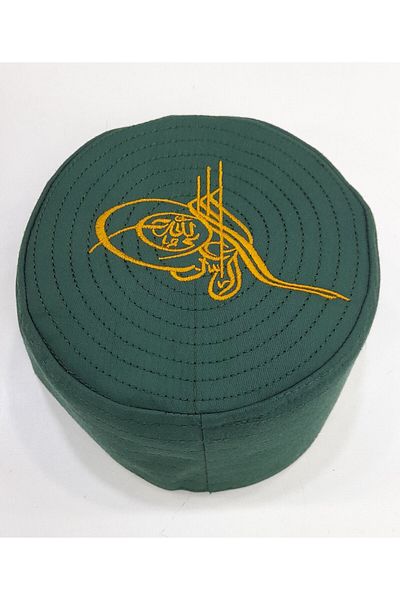hüseyin ceran Adult Tuğra Embroidered Takke