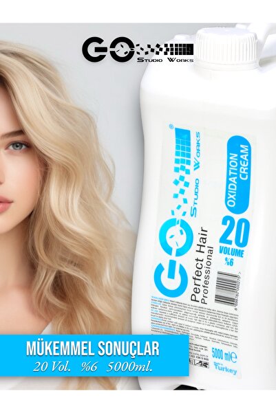 Go Studio Works Oksidan Krem 20 Volume (%6) 5000 ml.