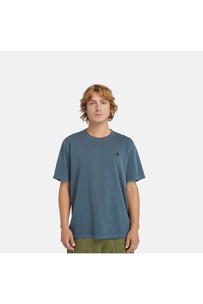 Timberland Ανδρικό μπλουζάκι Garment Dye Navy Blue