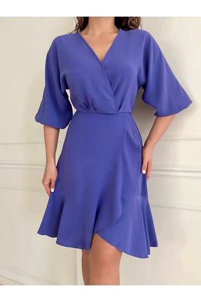 STEPS Valon Crepe Dress Purple S