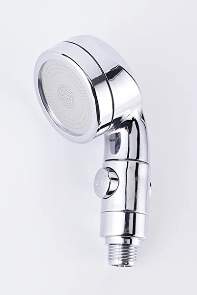 Syronea Krom Kısa Model Duş Başlığı 3 Fonksiyonlu ve Aç Kapa Özellikli Yeni M...