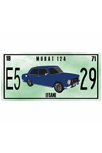 pilgrim murat 124  classic car signage style home decoration table mini retro wooden poster