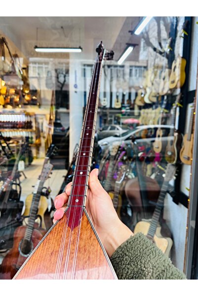 Solak Uzun Sap Tam Profesyonel Ardıç Bağlama 42 Tekne