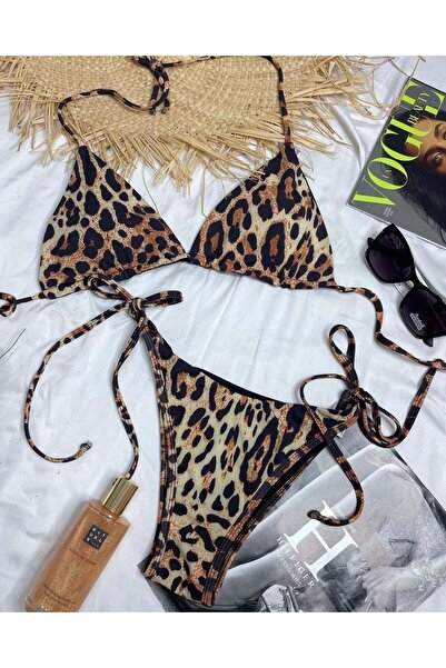 nuriçgiyim Leopardtrend bikini suit