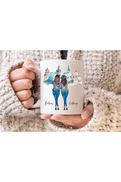 sıradışıhediyem Birthday Gift Love Mug for Best Friends  Best Friends'e  En Y...