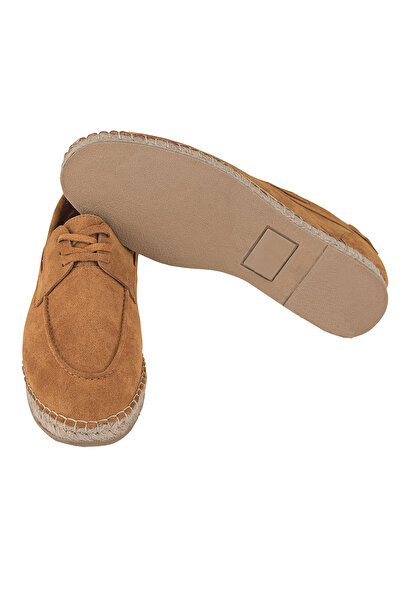 NOOSY Γνήσιο δέρμα Tan Suede Ανδρική Χειροποίητη Εσπαντρίγια