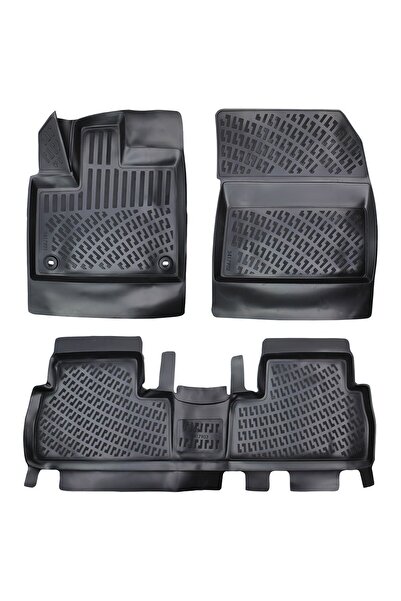 Rizline Opel Combo Excellence Paket 2024 Araca Özel Tasarım 3D Havuzlu Paspas