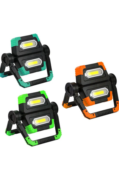 Bright YD-858A COB LED Projektör Pilli El Feneri