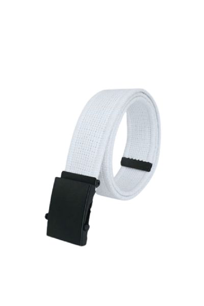 derikem Black Buckle Column Belt 4cm Unisex