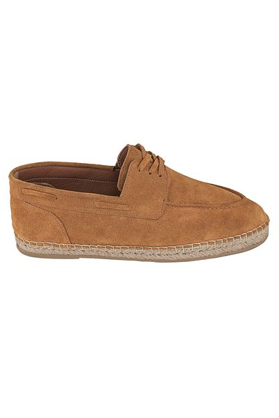 NOOSY Γνήσιο δέρμα Tan Suede Ανδρική Χειροποίητη Εσπαντρίγια