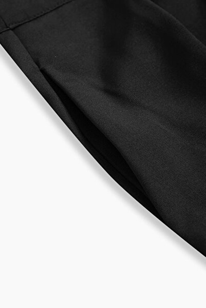 ipek atlas X Nurbeli Kadın Asimetrik Tasarımlı Bel Lastikli Palazzo Pantolon