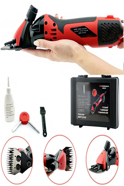 MOONSHOP Alman Design 3900 Watt Çift Metal Şanzuman Koyun Keçi Kirkma Kirpma ...