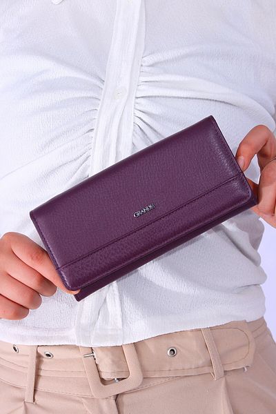 Grande 2615 100% GENUINE LEATHER WALLET DAMSON