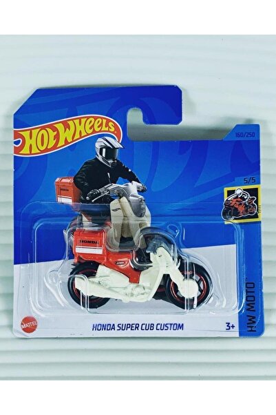 HOT WHEELS Honda Super Cub Custom HW Moto 5/5 160/250 Model Araba