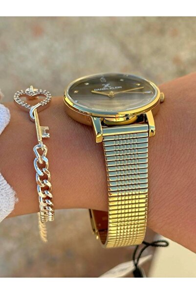 Daniel Klein Dk.ft.1.347 Çelik Kordon 30 Mt Suya Dayanıklı Yeni Sezon Şık Tasarım Bayan Kol Saati