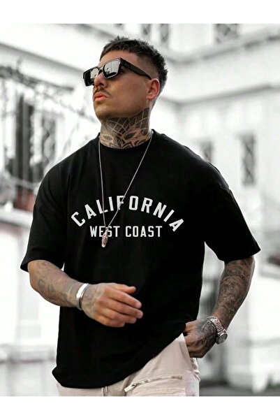 BEGRİFF تي شيرت ويست كوست مكتوب للجنسين