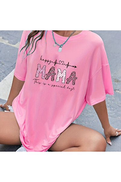 BEGRİFF تي شيرت مكتوب عليه ماما للجنسين