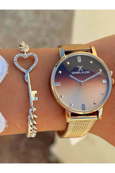 Daniel Klein Steel Cord 30 Mt Water Resistant New Season Stylish Design Wristwatch