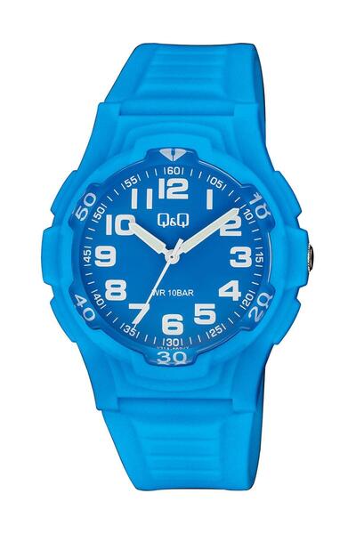 Q&Q Qq.ft.1.127 Qq Silikon Kordon 100 Mt Suya Dayanıklı Yeni Sezon Şık Tasarım Çocuk Kol Saati
