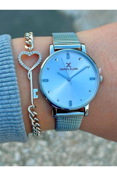 Daniel Klein Dk.ft.1.329 Steel Cord 30 Mt Water Resistant New Season Stylish Design Women's Wristwatch