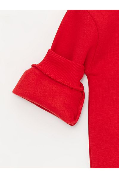 LC Waikiki Printed Crew Neck Sweatshirt for Baby Girl