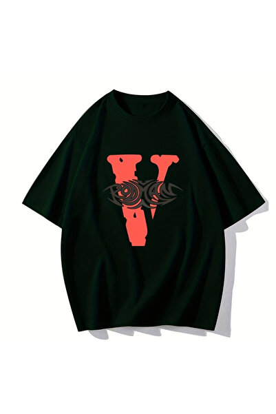 BEGRİFF Κόκκινο V printed Unisex T-shirt