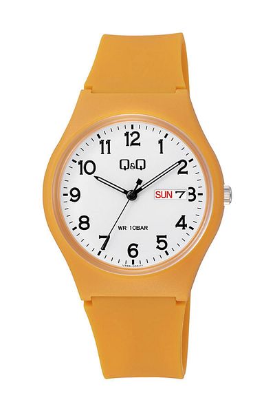 Q&Q QQ.FT.1.120 QQ Silicone Cord 100 Mt Water Resistant New Season Stylish Design Children's Wristwatch