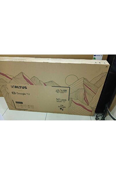 Altus Al50 Uhd 9823 Google Tv 4k Çerçevesiz Tasarım / Kumanda Sesli Komut