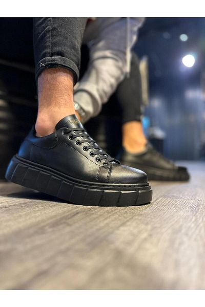 BZ Moda B144 ST Lace-Up Orthopedic Sole Ανδρικά αθλητικά παπούτσια Μαύρα