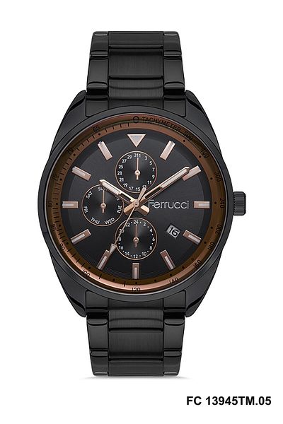 Ferrucci Frc.ft.1.224 Steel Cord 30 Mt Water Resistant New Season Stylish Design Men's Wristwatch