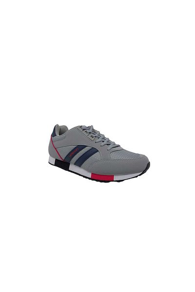 Lescon Boston 5 Men's Gray Lace-Up Sneakers Sports Shoes