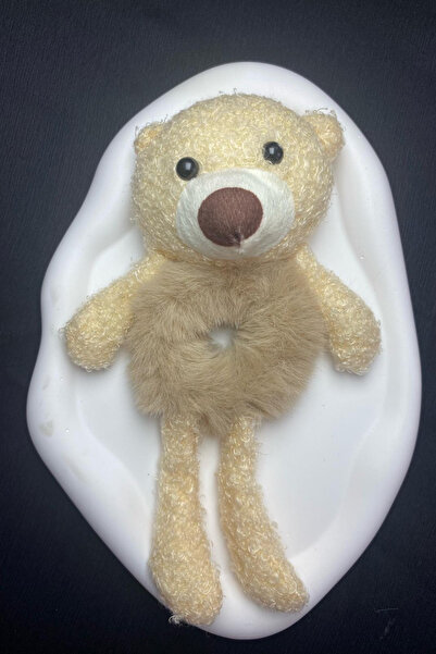 Jaida Moda Cataramă din cauciuc pentru ursuleț de pluș maro mare pentru femei