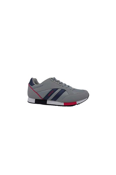 Lescon Boston 5 Men's Gray Lace-Up Sneakers Sports Shoes