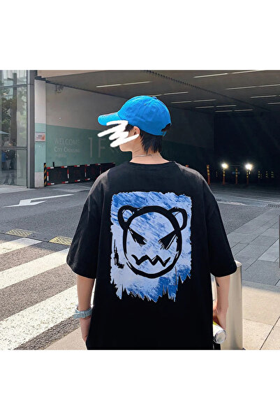 Jose Clothing Μπλουζάκι Unisex oversized με κοντό μανίκι με τύπωμα από οργανικό βαμβάκι