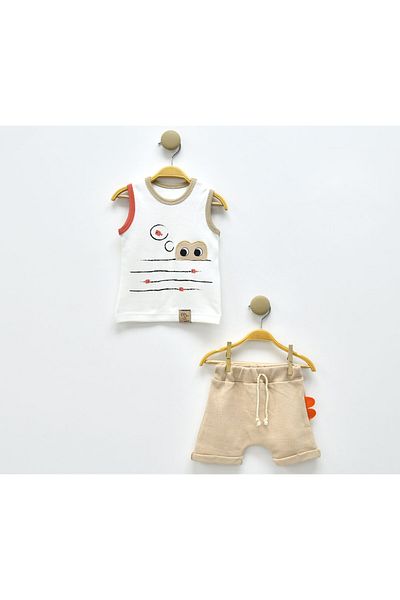 BABY COOL Dinosaur Printed Shorts Set