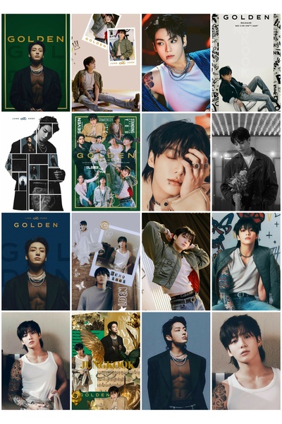 owl bag KPOP-BTS Jungkook - Golden serisi çoklu sticker seti