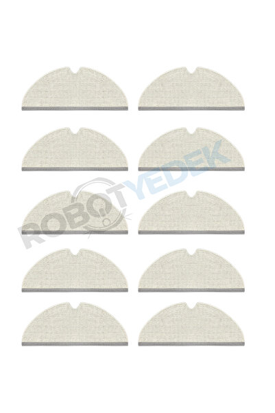 robotyedek 10 bucăți mop din fibră de înaltă calitate pentru Roborock Q5 Pro ...