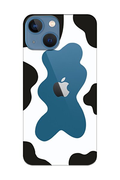 frondcase حافظة هاتف شفافة لهاتف آيفون 13 ميني بقرة