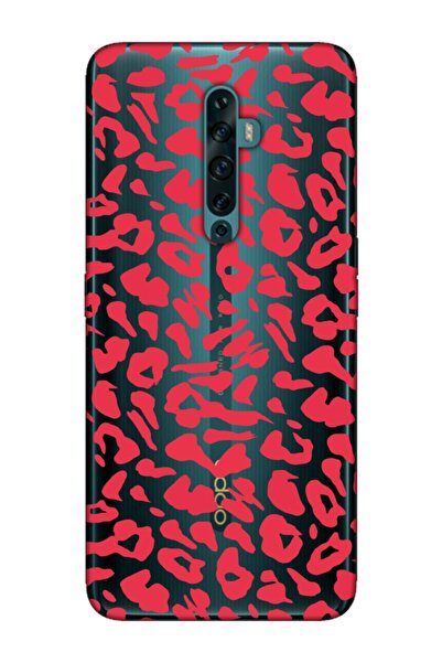 frondcase حافظة هاتف شفافة بنمط الفهد لهاتف اوبو رينو 2 زد