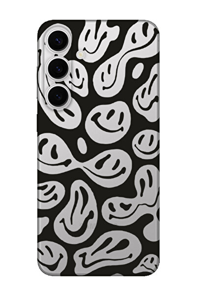 frondcase حافظة هاتف سامسونج S24 بلس شفافة بوجوه مبتسمة