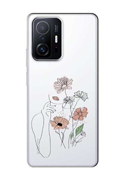 frondcase حافظة هاتف شفافة على شكل زهرة لهاتف Xiaomi Mi 11t