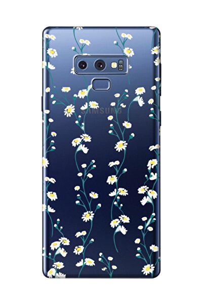 frondcase Samsung Note 9 Papatya Sarmaşığı Şeffaf Telefon Kılıfı