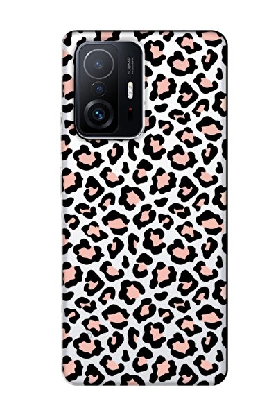 frondcase حافظة هاتف شفافة بنمط الفهد لهاتف Xiaomi Mi 11T