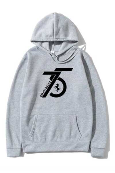 PERISENSE Unisex ženska muška majica 75 Tekst Štampano Sa kapuljačom Oversize...